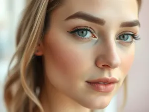 Fryzjer profesjonalnie doczepia długie, lśniące pasma do naturalnych włosów klientki w eleganckim salonie.